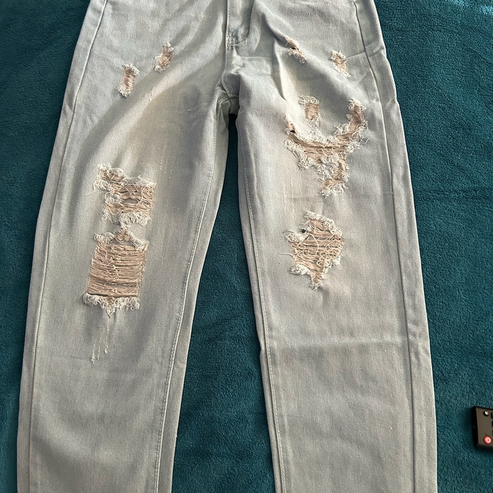 Stylish Distressed Denim Jeans